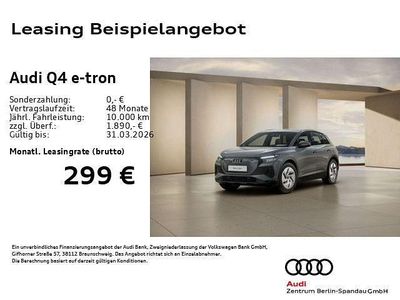 Grau Neu 2026 Audi Q4 e-tron SUV | 32.438 €