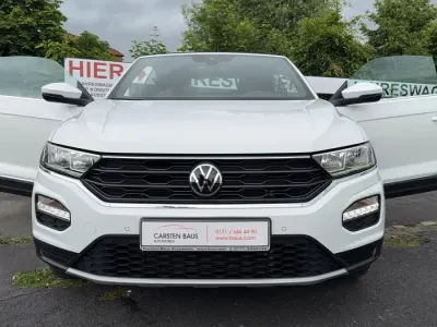 Gebraucht VW T-Roc Cabriolet Style 110 PS (80 kW) 2021 Weiß Cabrio