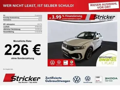 Gebraucht VW T-Roc Beats 300 PS (220 kW) 2021 White silver metallic schwarz SUV