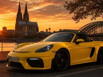Gebraucht Porsche 718 Spyder 420 PS (308 kW) 2023 Gelb Cabrio