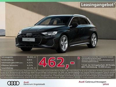 Second-hand Audi A3 S-Line 204 CP (150 kW) 2025 Negru Berlinǎ