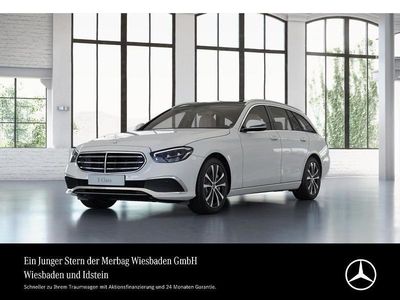 Polarweiß Gebraucht 2021 Mercedes E400 Exclusive Limousine | 45.890 € (Teuer)
