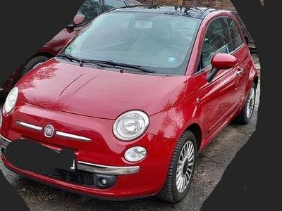 Second-hand Fiat 500 Lounge 69 CP (50 kW) 2009 Roșu Cabrio