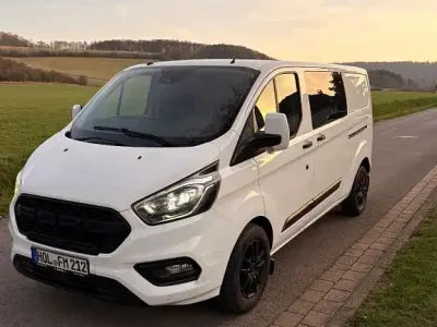 Gebraucht Ford Transit Custom 131 PS (96 kW) 2018 Weiß Van / Kleinbus