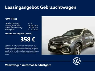 Gebraucht VW T-Roc R-line 150 PS (110 kW) 2023 Indiumgrau metallic SUV
