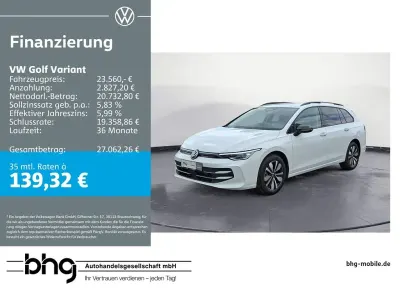 Gebraucht VW Golf VIII Goal 150 PS (110 kW) 2025 Pure white Kombi