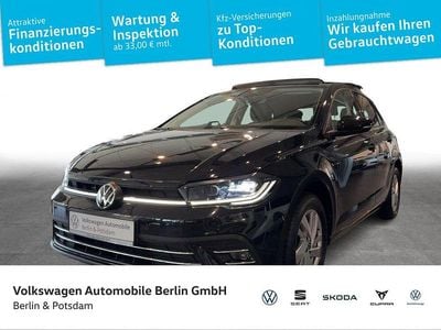 Gebraucht VW Polo Style 95 PS (69 kW) 2022 Schwarz Kleinwagen