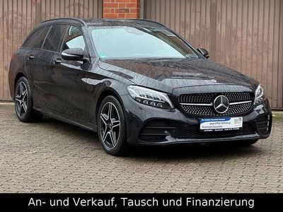 Schwarz Gebraucht 2020 Mercedes C300e AMG line Kombi | 19.999 € (Teuer)