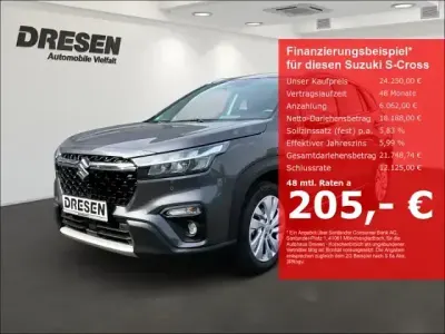 Gebraucht Suzuki SX4 S-Cross Comfort 116 PS (85 kW) 2024 Titan dark gray pearl metallic (metallic) SUV