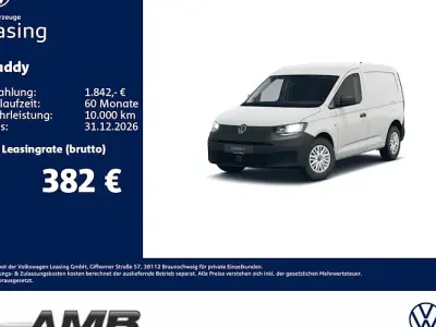 Neu VW Caddy 102 PS (75 kW) 2026 Candyweiß Van / Kleinbus