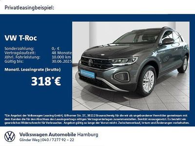 Gebraucht VW T-Roc Life 150 PS (110 kW) 2024 Indiumgrau metallic SUV