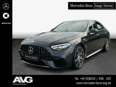 Gebraucht Mercedes C63S AMG Premium 476 PS (350 kW) 2024 Lack graphitgrau Limousine