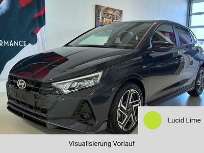 Neu Hyundai i20 N Line 100 PS (73 kW) 2025 Mangrove green pearl Kleinwagen