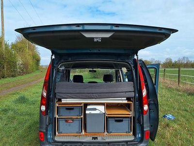 Gebraucht Renault Kangoo Authentique 68 PS (50 kW) 2009 Blau Van / Kleinbus
