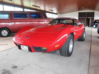 Gebraucht Corvette C3 179 PS (131 kW) 1976 Rot Cabrio