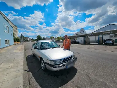 Gebraucht Saab 900 150 PS (110 kW) 1999 Silber Coupé