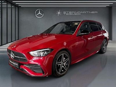 Rot Gebraucht 2025 Mercedes C180 AMG Limousine | 39.890 € (Fairer Preis)