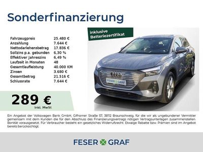 Gebraucht Audi Q4 e-tron Advanced 150 kW (204 PS) 2022 Kieselgrau SUV
