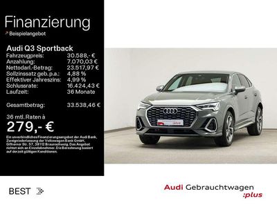 Gebraucht Audi Q3 S-Line 245 PS (180 kW) 2022 Chronosgrau metallic (metallic) SUV