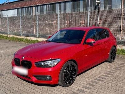 Usata BMW 118 Advantage 136 CV (100 kW) 2017 Rosso Utilitaria