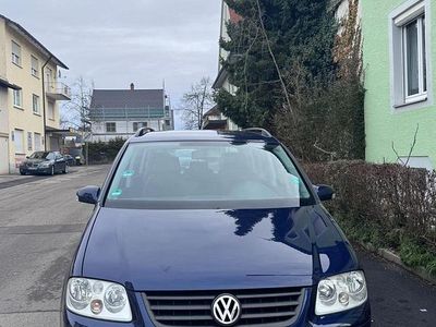 Gebraucht VW Touran 102 PS (75 kW) 2004 Blau Van / Kleinbus