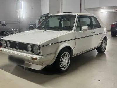 Gebraucht VW Golf Cabriolet Karmann 95 PS (69 kW) 1987 Weiß Cabrio