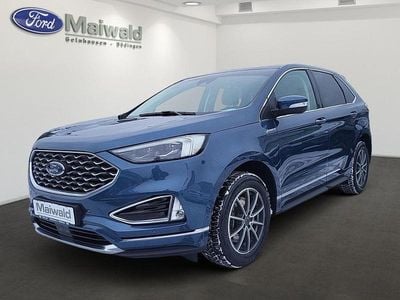 Chromablau metallic (metallic) Gebraucht 2019 Ford Edge Vignale SUV | 27.590 € (Fairer Preis)