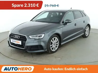 Usata Audi A3 Sport 150 CV (110 kW) 2019 Grigio Berlina