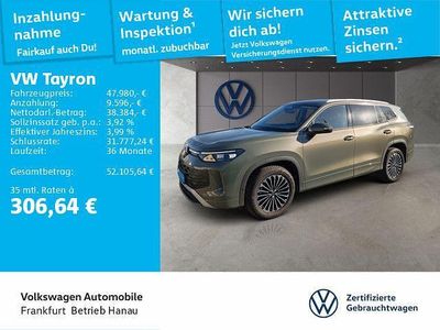 Second-hand VW Tayron Life 193 CP (141 kW) 2025 Verde SUV