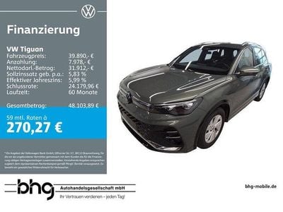 Gebraucht VW Tiguan R-line 150 PS (110 kW) 2025 Grau SUV