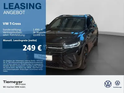 Nowe VW T-Cross R-line 150 KM (110 kW) 2025 Czarny SUV