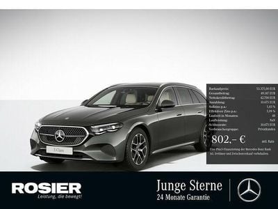 Gebraucht Mercedes E200 Advanced Plus 204 PS (150 kW) 2023 Grau / graphitgrau Kombi