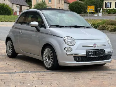 Gebraucht Fiat 500 Lounge 69 PS (50 kW) 2011 Grau Cabrio
