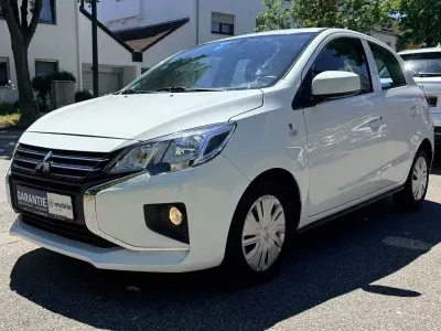 Gebraucht Mitsubishi Space Star Spirit 71 PS (52 kW) 2021 Weiß Kleinwagen