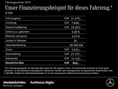 Używany Mercedes B200 Progressive 163 KM (119 kW) 2025 Srebrny Minivan