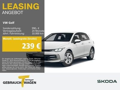 Gebraucht VW Golf VIII Life 150 PS (110 kW) 2024 Weiß Limousine