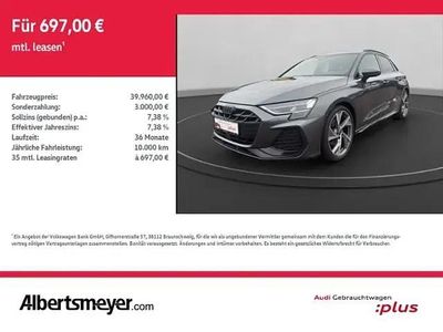 Usata Audi A3 S-Line 110 CV (80 kW) 2024 Grigio Berlina