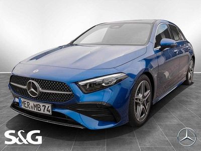 Gebraucht Mercedes A200 AMG 150 PS (110 kW) 2025 Metalliclack spektralblau Limousine