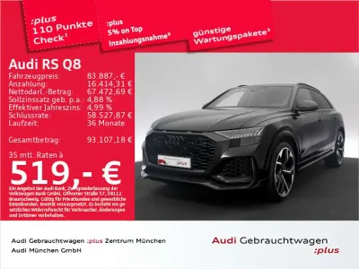 Gebraucht Audi RS Q8 Sport 600 PS (441 kW) 2022 Mythosschwarz metallic SUV