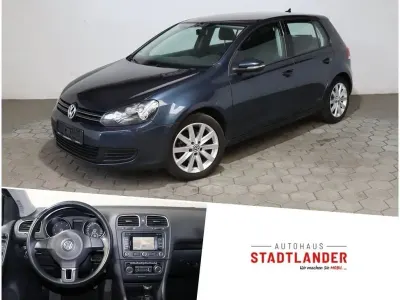 Gebraucht VW Golf VI Comfortline 105 PS (77 kW) 2010 Blau Kleinwagen