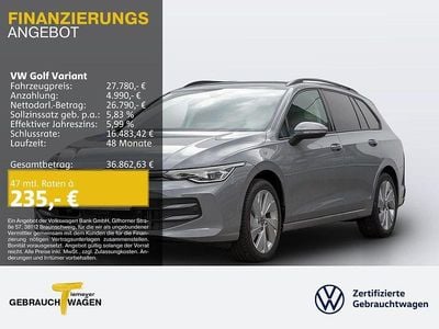 Grau Gebraucht 2024 VW Golf VIII Life Kombi | 24.880 € (Fairer Preis)