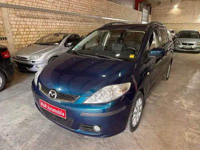 Gebraucht Mazda 5 Exclusive 116 PS (85 kW) 2006 Blau Van / Kleinbus