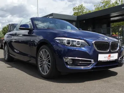 Gebraucht BMW 218 Luxury Line 136 PS (100 kW) 2018 Blau Cabrio