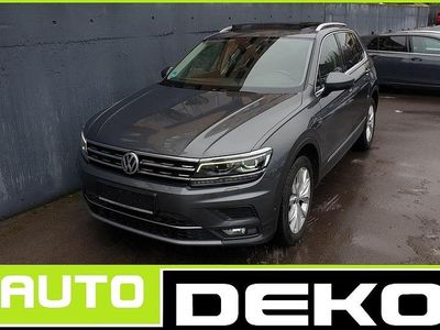 Indiumgrau metallic Gebraucht 2021 VW Tiguan Highline SUV | 20.970 € (Superpreis)