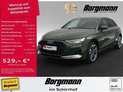 Usata Audi A3 Advanced 150 CV (110 kW) 2025 Verde Berlina