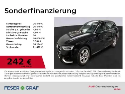 Używany Audi A4 Advanced Plus 204 KM (150 kW) 2022 Czarny Kombi