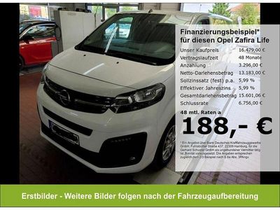 Gebraucht Opel Zafira Life 120 PS (88 kW) 2020 Weiß Van / Kleinbus