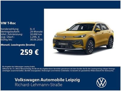 Nouă VW T-Roc Style 116 CP (85 kW) 2026 Galben SUV