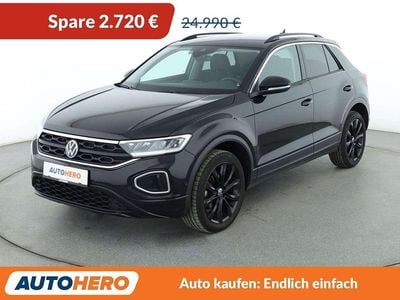 Gebraucht VW T-Roc Life 150 PS (110 kW) 2022 Schwarz SUV