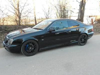 Gebraucht Mercedes CLK430 1998 Schwarz Coupé